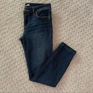 Free People Dark Wash Skinny Jegging Jeans